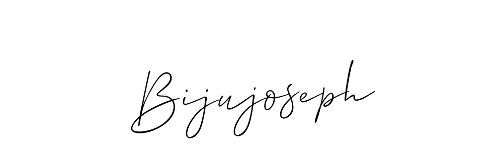 Use a signature maker to create a handwritten signature online. With this signature software, you can design (Allison_Script) your own signature for name Bijujoseph. Bijujoseph signature style 2 images and pictures png