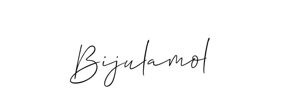 How to make Bijulamol signature? Allison_Script is a professional autograph style. Create handwritten signature for Bijulamol name. Bijulamol signature style 2 images and pictures png