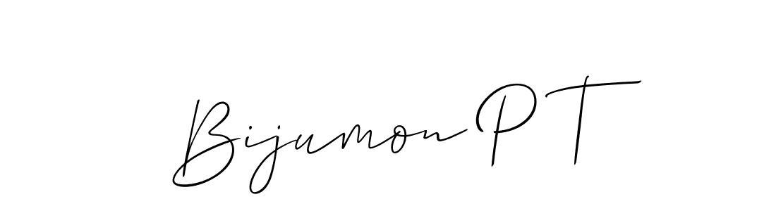 Check out images of Autograph of Bijumon P T name. Actor Bijumon P T Signature Style. Allison_Script is a professional sign style online. Bijumon P T signature style 2 images and pictures png