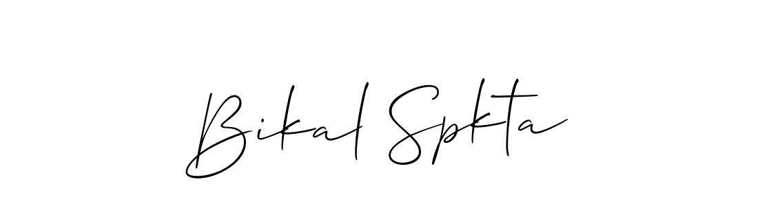 You can use this online signature creator to create a handwritten signature for the name Bikal Spkta. This is the best online autograph maker. Bikal Spkta signature style 2 images and pictures png