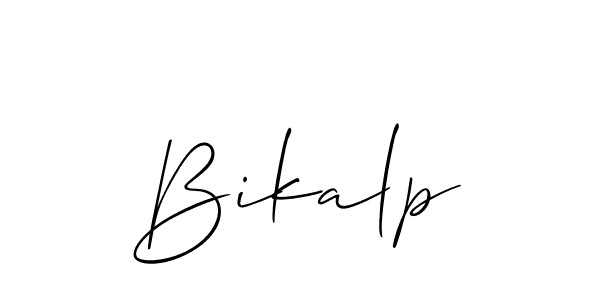 if you are searching for the best signature style for your name Bikalp. so please give up your signature search. here we have designed multiple signature styles  using Allison_Script. Bikalp signature style 2 images and pictures png