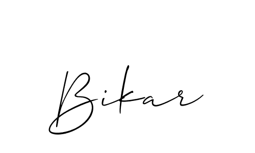 Also we have Bikar name is the best signature style. Create professional handwritten signature collection using Allison_Script autograph style. Bikar signature style 2 images and pictures png