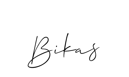 It looks lik you need a new signature style for name Bikas. Design unique handwritten (Allison_Script) signature with our free signature maker in just a few clicks. Bikas signature style 2 images and pictures png