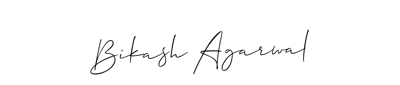 This is the best signature style for the Bikash Agarwal name. Also you like these signature font (Allison_Script). Mix name signature. Bikash Agarwal signature style 2 images and pictures png