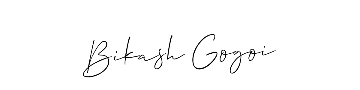 Best and Professional Signature Style for Bikash Gogoi. Allison_Script Best Signature Style Collection. Bikash Gogoi signature style 2 images and pictures png