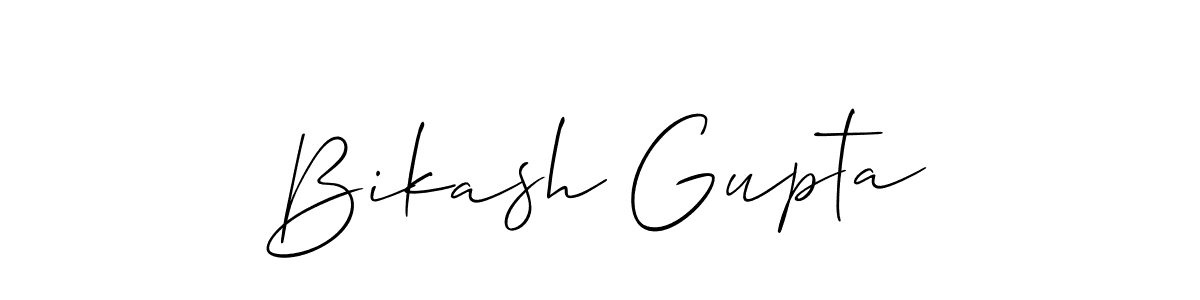 Also You can easily find your signature by using the search form. We will create Bikash Gupta name handwritten signature images for you free of cost using Allison_Script sign style. Bikash Gupta signature style 2 images and pictures png