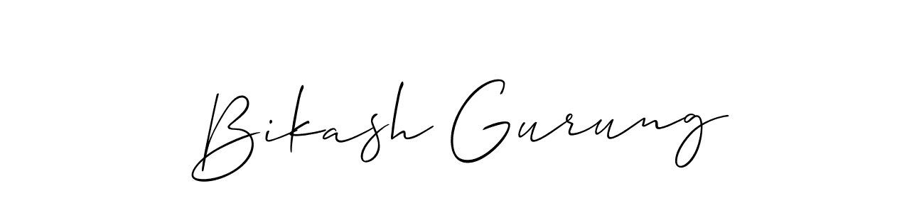Best and Professional Signature Style for Bikash Gurung. Allison_Script Best Signature Style Collection. Bikash Gurung signature style 2 images and pictures png