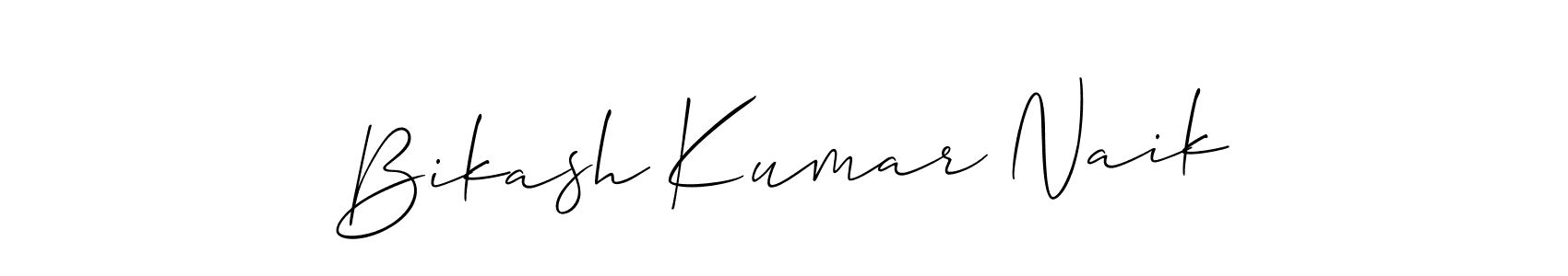 Similarly Allison_Script is the best handwritten signature design. Signature creator online .You can use it as an online autograph creator for name Bikash Kumar Naik. Bikash Kumar Naik signature style 2 images and pictures png