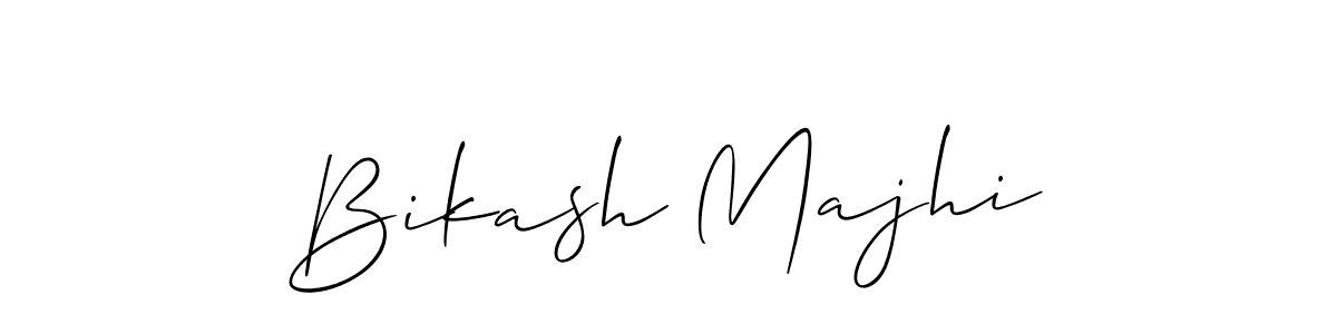 How to make Bikash Majhi signature? Allison_Script is a professional autograph style. Create handwritten signature for Bikash Majhi name. Bikash Majhi signature style 2 images and pictures png