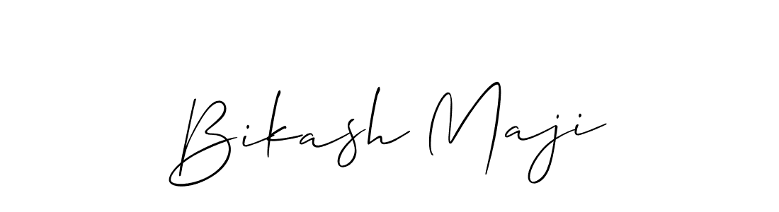 Design your own signature with our free online signature maker. With this signature software, you can create a handwritten (Allison_Script) signature for name Bikash Maji. Bikash Maji signature style 2 images and pictures png