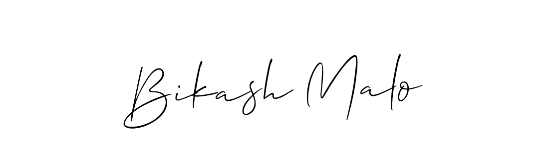 This is the best signature style for the Bikash Malo name. Also you like these signature font (Allison_Script). Mix name signature. Bikash Malo signature style 2 images and pictures png