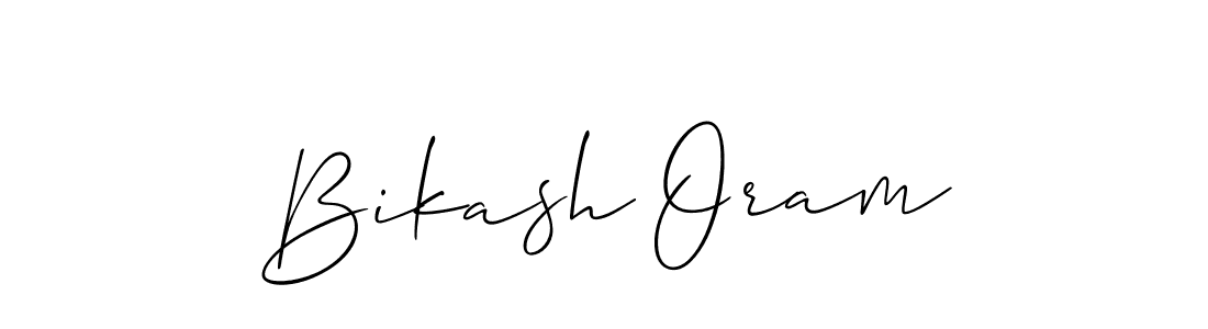 Similarly Allison_Script is the best handwritten signature design. Signature creator online .You can use it as an online autograph creator for name Bikash Oram. Bikash Oram signature style 2 images and pictures png