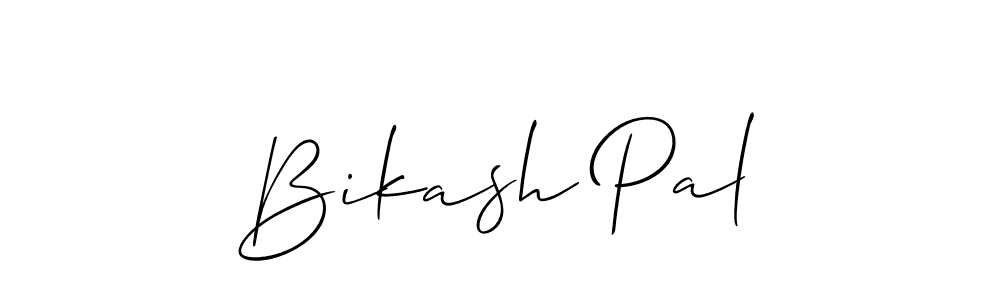 Also we have Bikash Pal name is the best signature style. Create professional handwritten signature collection using Allison_Script autograph style. Bikash Pal signature style 2 images and pictures png