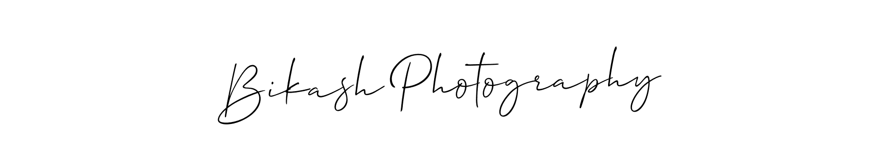 You should practise on your own different ways (Allison_Script) to write your name (Bikash Photography) in signature. don't let someone else do it for you. Bikash Photography signature style 2 images and pictures png