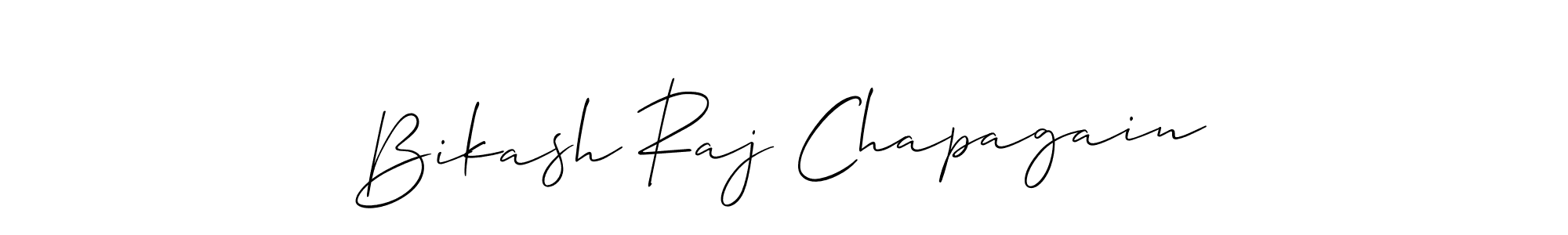 The best way (Allison_Script) to make a short signature is to pick only two or three words in your name. The name Bikash Raj Chapagain include a total of six letters. For converting this name. Bikash Raj Chapagain signature style 2 images and pictures png