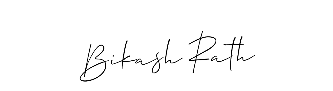 Also we have Bikash Rath name is the best signature style. Create professional handwritten signature collection using Allison_Script autograph style. Bikash Rath signature style 2 images and pictures png