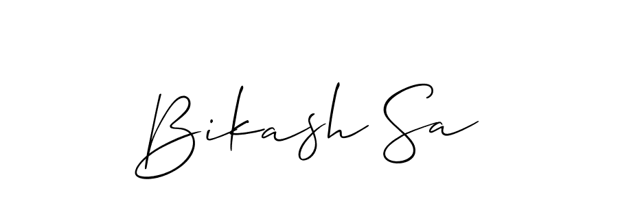 Best and Professional Signature Style for Bikash Sa. Allison_Script Best Signature Style Collection. Bikash Sa signature style 2 images and pictures png