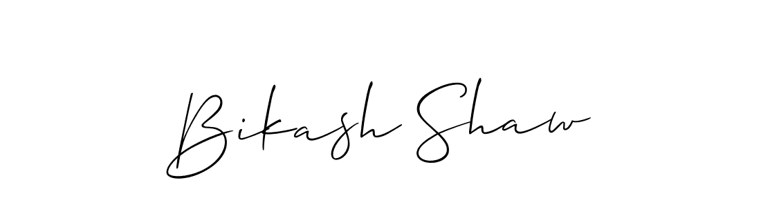 How to Draw Bikash Shaw signature style? Allison_Script is a latest design signature styles for name Bikash Shaw. Bikash Shaw signature style 2 images and pictures png