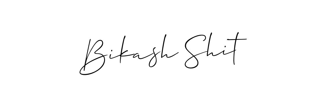 Bikash Shit stylish signature style. Best Handwritten Sign (Allison_Script) for my name. Handwritten Signature Collection Ideas for my name Bikash Shit. Bikash Shit signature style 2 images and pictures png
