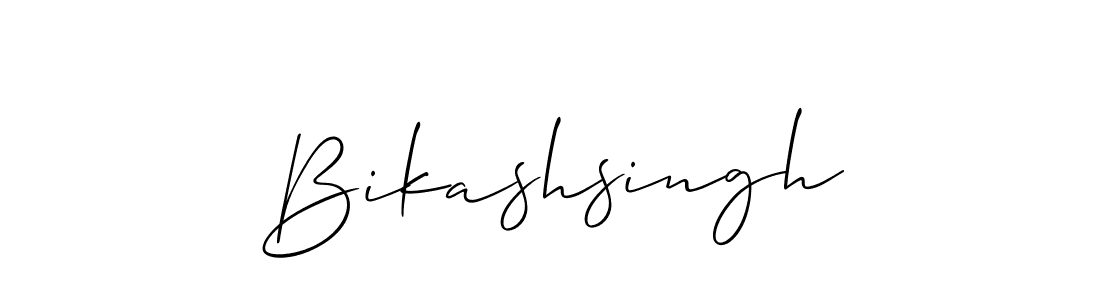 The best way (Allison_Script) to make a short signature is to pick only two or three words in your name. The name Bikashsingh include a total of six letters. For converting this name. Bikashsingh signature style 2 images and pictures png