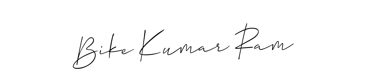 How to Draw Bike Kumar Ram signature style? Allison_Script is a latest design signature styles for name Bike Kumar Ram. Bike Kumar Ram signature style 2 images and pictures png