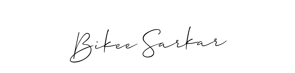 Make a beautiful signature design for name Bikee Sarkar. Use this online signature maker to create a handwritten signature for free. Bikee Sarkar signature style 2 images and pictures png