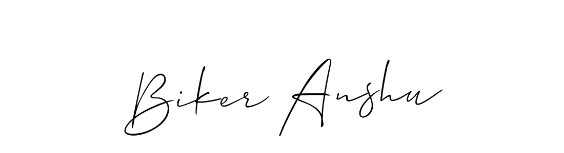 This is the best signature style for the Biker Anshu name. Also you like these signature font (Allison_Script). Mix name signature. Biker Anshu signature style 2 images and pictures png