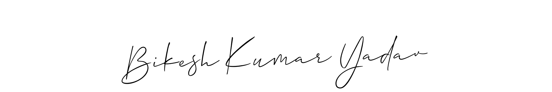 Make a beautiful signature design for name Bikesh Kumar Yadav. Use this online signature maker to create a handwritten signature for free. Bikesh Kumar Yadav signature style 2 images and pictures png