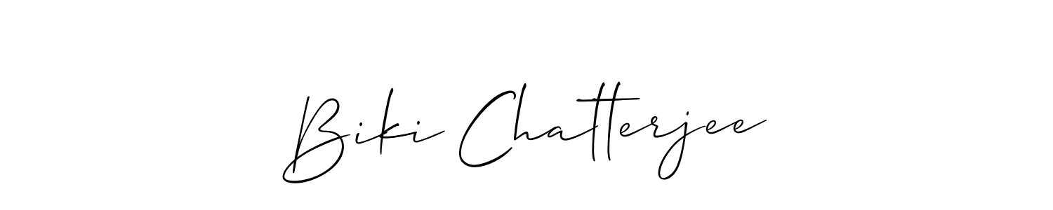 Best and Professional Signature Style for Biki Chatterjee. Allison_Script Best Signature Style Collection. Biki Chatterjee signature style 2 images and pictures png