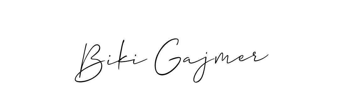 You can use this online signature creator to create a handwritten signature for the name Biki Gajmer. This is the best online autograph maker. Biki Gajmer signature style 2 images and pictures png