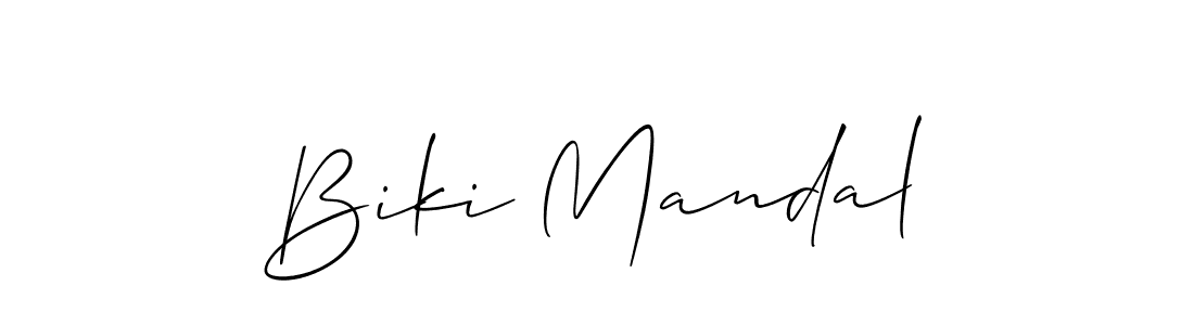 Best and Professional Signature Style for Biki Mandal. Allison_Script Best Signature Style Collection. Biki Mandal signature style 2 images and pictures png