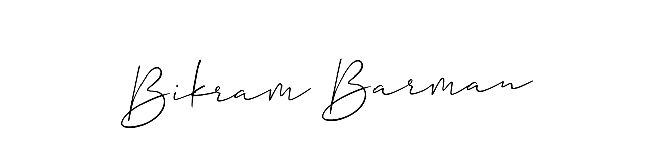Best and Professional Signature Style for Bikram Barman. Allison_Script Best Signature Style Collection. Bikram Barman signature style 2 images and pictures png