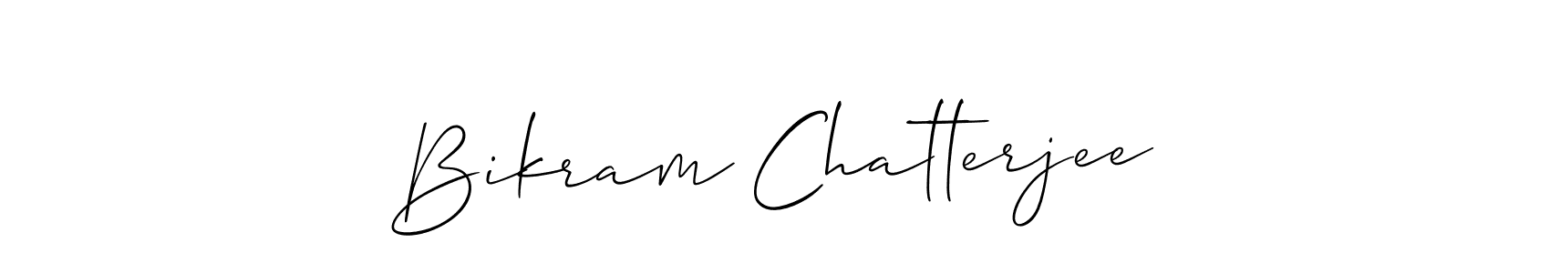 Bikram Chatterjee stylish signature style. Best Handwritten Sign (Allison_Script) for my name. Handwritten Signature Collection Ideas for my name Bikram Chatterjee. Bikram Chatterjee signature style 2 images and pictures png