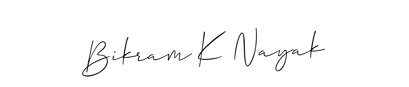 Similarly Allison_Script is the best handwritten signature design. Signature creator online .You can use it as an online autograph creator for name Bikram K Nayak. Bikram K Nayak signature style 2 images and pictures png