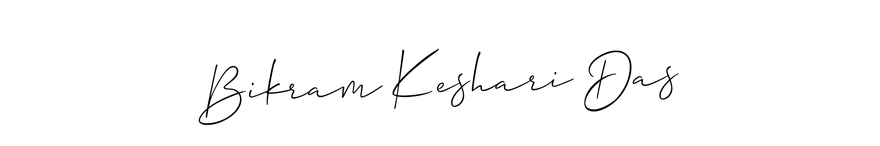 How to make Bikram Keshari Das signature? Allison_Script is a professional autograph style. Create handwritten signature for Bikram Keshari Das name. Bikram Keshari Das signature style 2 images and pictures png