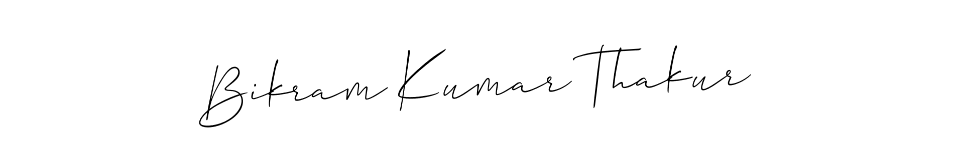 Also You can easily find your signature by using the search form. We will create Bikram Kumar Thakur name handwritten signature images for you free of cost using Allison_Script sign style. Bikram Kumar Thakur signature style 2 images and pictures png