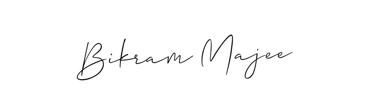 You should practise on your own different ways (Allison_Script) to write your name (Bikram Majee) in signature. don't let someone else do it for you. Bikram Majee signature style 2 images and pictures png