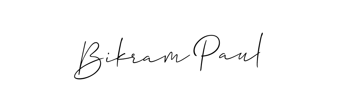 How to Draw Bikram Paul signature style? Allison_Script is a latest design signature styles for name Bikram Paul. Bikram Paul signature style 2 images and pictures png