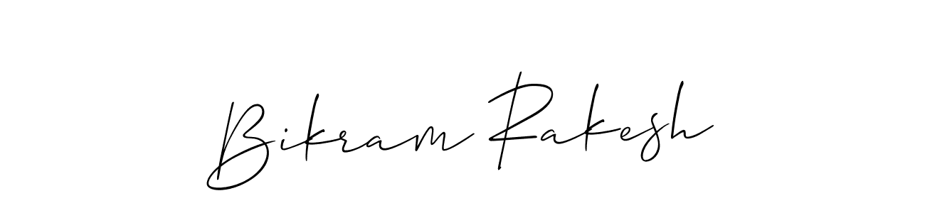 Use a signature maker to create a handwritten signature online. With this signature software, you can design (Allison_Script) your own signature for name Bikram Rakesh. Bikram Rakesh signature style 2 images and pictures png