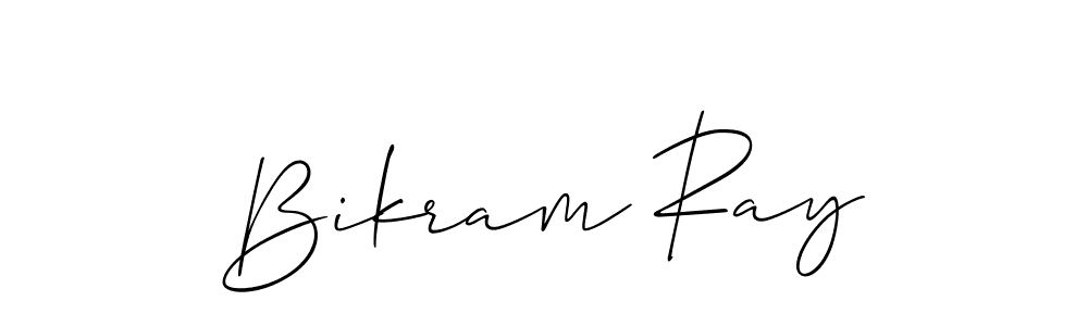 The best way (Allison_Script) to make a short signature is to pick only two or three words in your name. The name Bikram Ray include a total of six letters. For converting this name. Bikram Ray signature style 2 images and pictures png
