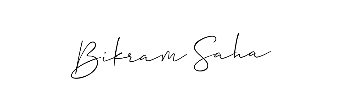 It looks lik you need a new signature style for name Bikram Saha. Design unique handwritten (Allison_Script) signature with our free signature maker in just a few clicks. Bikram Saha signature style 2 images and pictures png