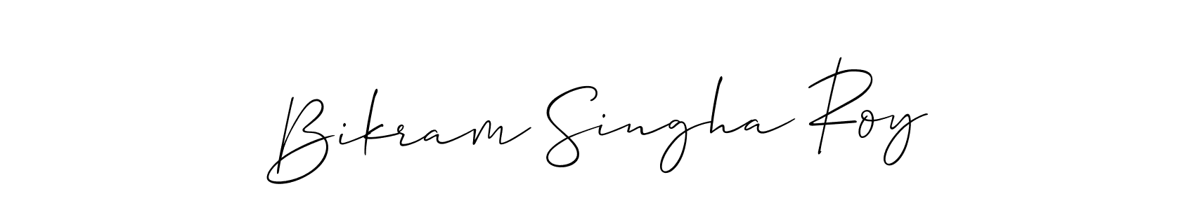 You can use this online signature creator to create a handwritten signature for the name Bikram Singha Roy. This is the best online autograph maker. Bikram Singha Roy signature style 2 images and pictures png