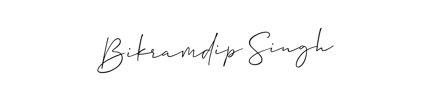 Once you've used our free online signature maker to create your best signature Allison_Script style, it's time to enjoy all of the benefits that Bikramdip Singh name signing documents. Bikramdip Singh signature style 2 images and pictures png