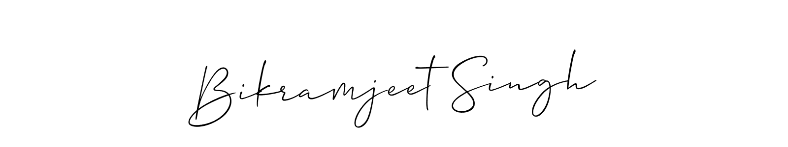 Make a beautiful signature design for name Bikramjeet Singh. Use this online signature maker to create a handwritten signature for free. Bikramjeet Singh signature style 2 images and pictures png