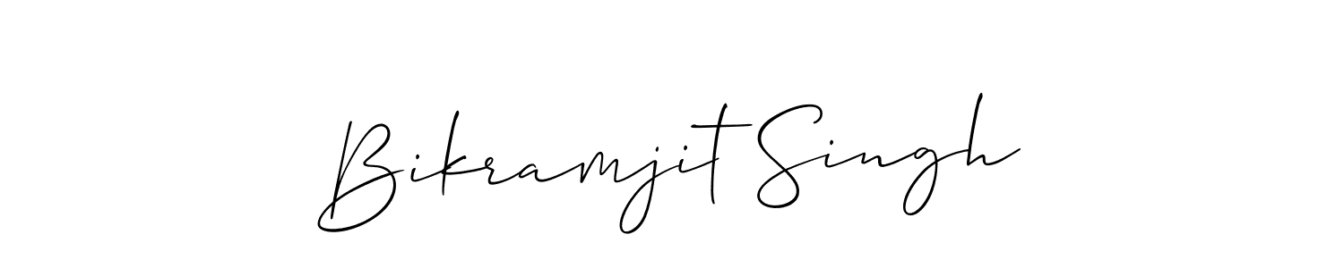 Make a short Bikramjit Singh signature style. Manage your documents anywhere anytime using Allison_Script. Create and add eSignatures, submit forms, share and send files easily. Bikramjit Singh signature style 2 images and pictures png