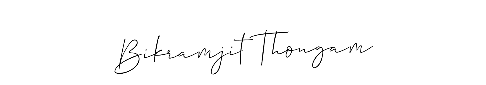 See photos of Bikramjit Thongam official signature by Spectra . Check more albums & portfolios. Read reviews & check more about Allison_Script font. Bikramjit Thongam signature style 2 images and pictures png