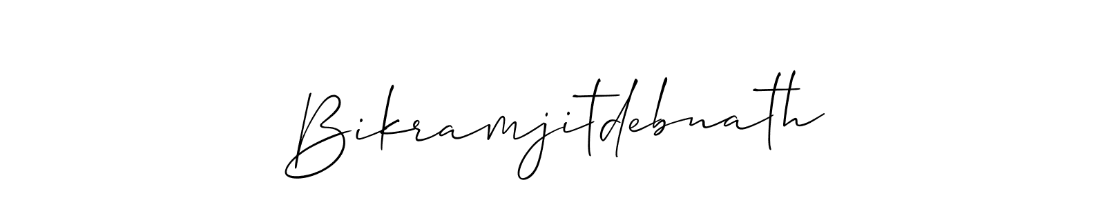 Here are the top 10 professional signature styles for the name Bikramjitdebnath. These are the best autograph styles you can use for your name. Bikramjitdebnath signature style 2 images and pictures png