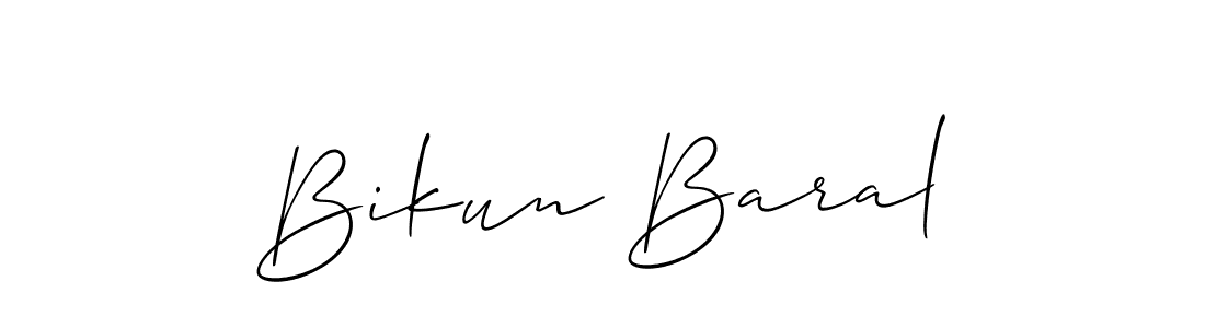 Check out images of Autograph of Bikun Baral name. Actor Bikun Baral Signature Style. Allison_Script is a professional sign style online. Bikun Baral signature style 2 images and pictures png