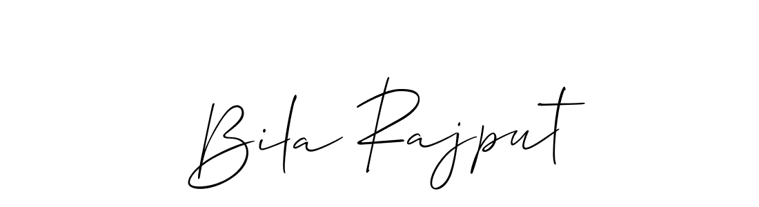 Bila Rajput stylish signature style. Best Handwritten Sign (Allison_Script) for my name. Handwritten Signature Collection Ideas for my name Bila Rajput. Bila Rajput signature style 2 images and pictures png