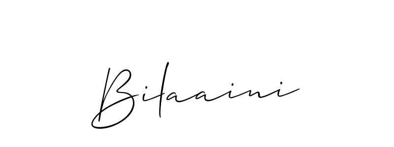 if you are searching for the best signature style for your name Bilaaini. so please give up your signature search. here we have designed multiple signature styles  using Allison_Script. Bilaaini signature style 2 images and pictures png